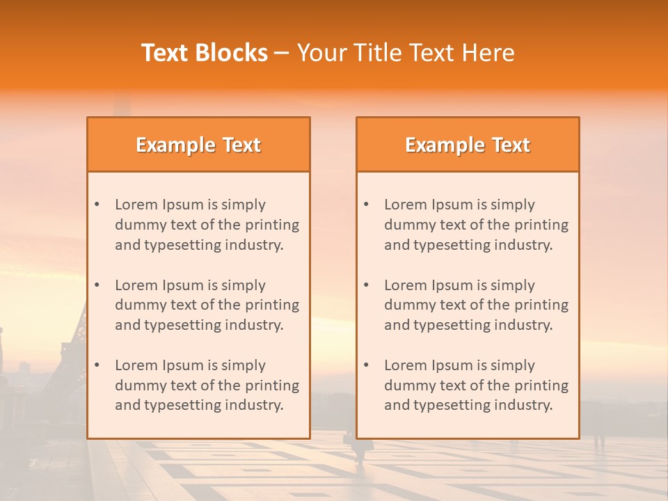 Tourism Architecture Monument PowerPoint Template