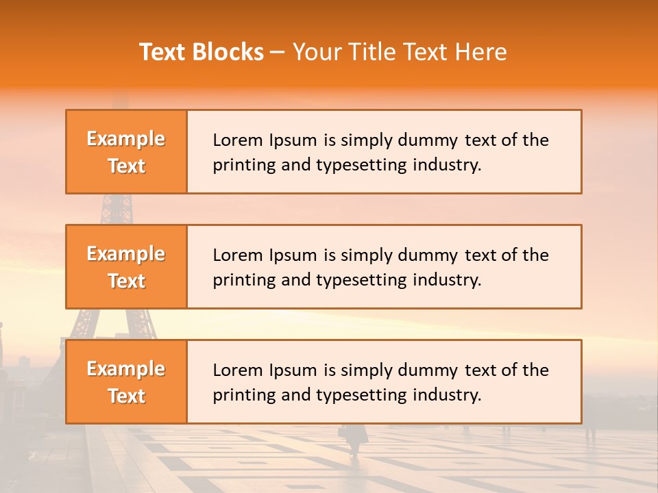 Tourism Architecture Monument PowerPoint Template