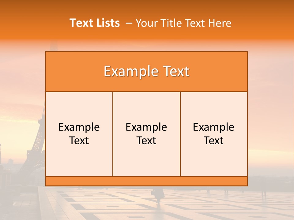 Tourism Architecture Monument PowerPoint Template