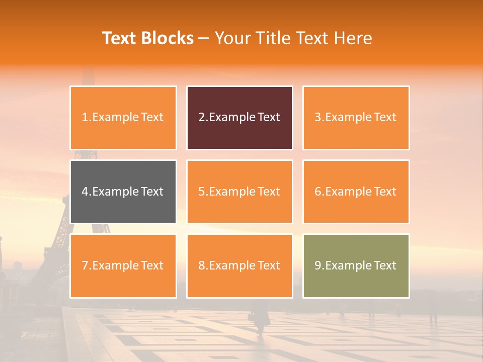Tourism Architecture Monument PowerPoint Template
