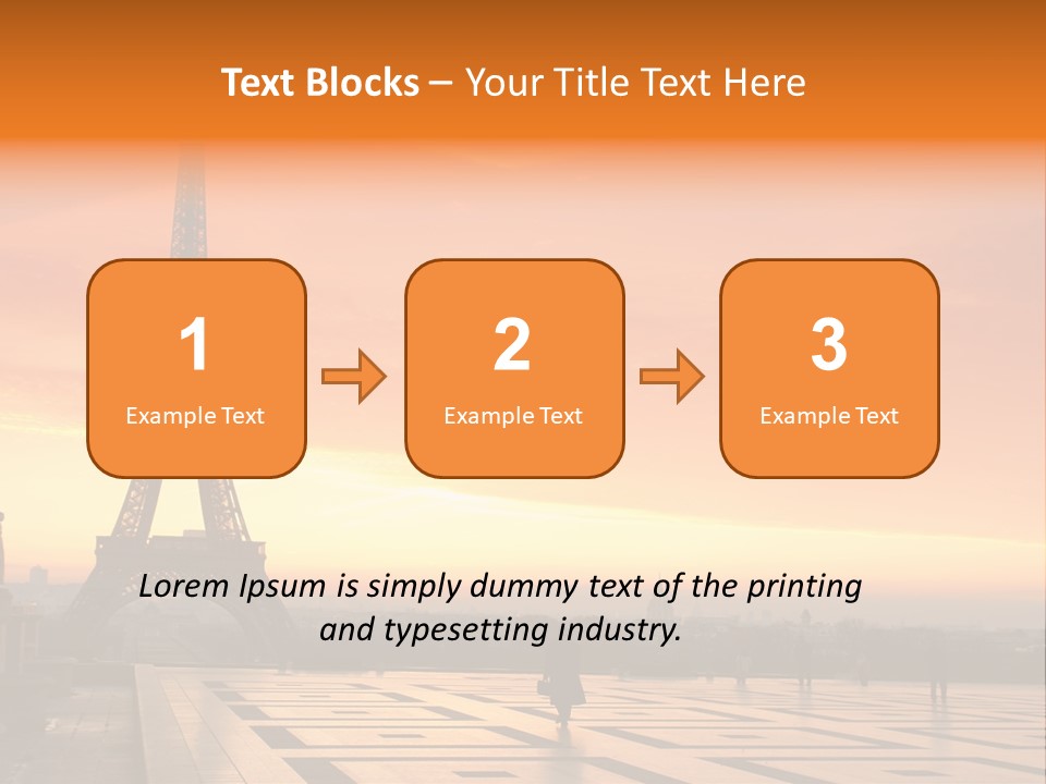 Tourism Architecture Monument PowerPoint Template