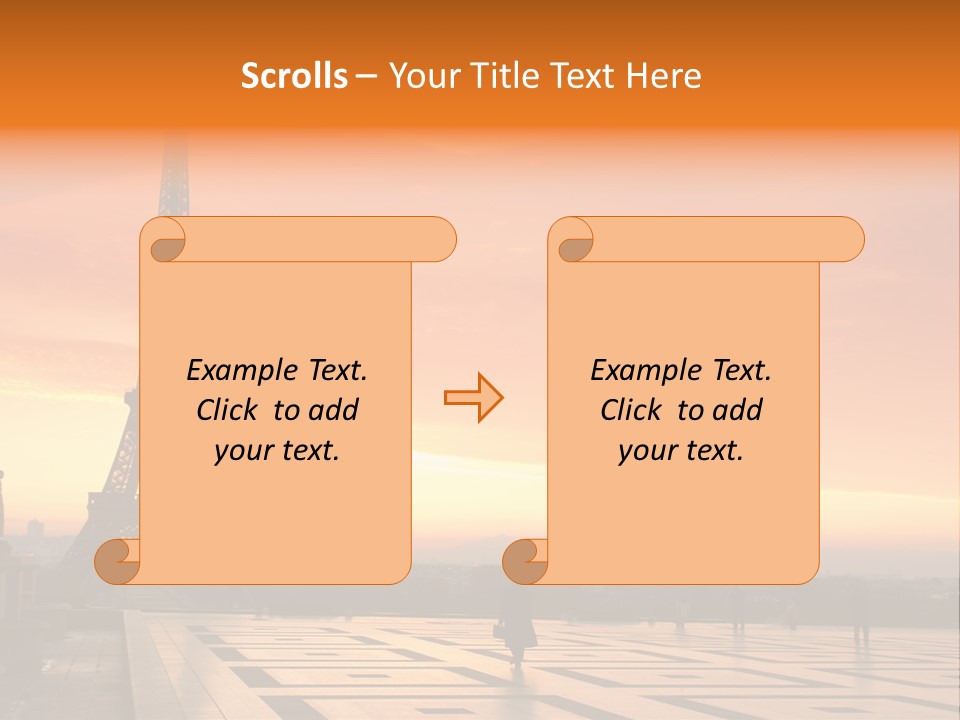 Tourism Architecture Monument PowerPoint Template