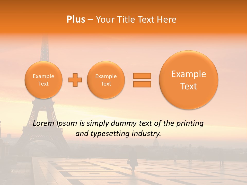 Tourism Architecture Monument PowerPoint Template