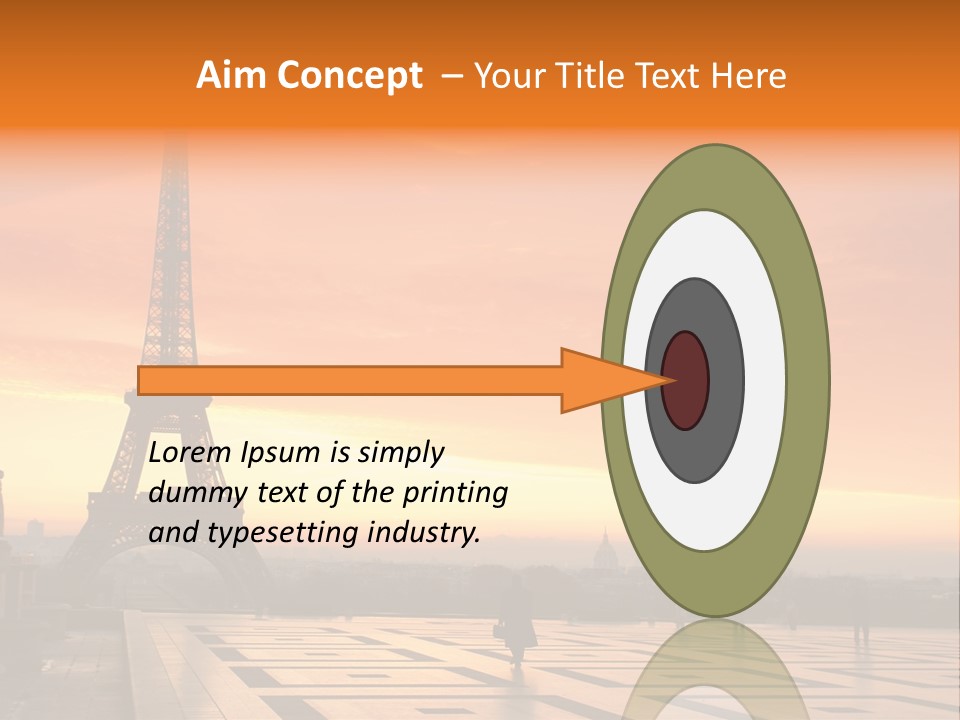 Tourism Architecture Monument PowerPoint Template