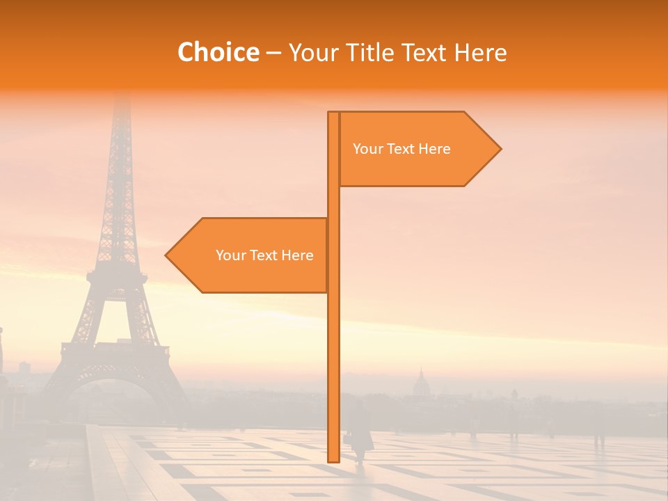Tourism Architecture Monument PowerPoint Template