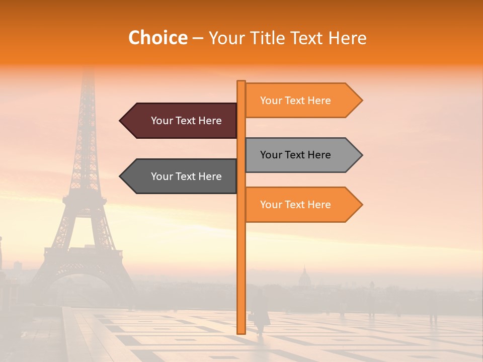 Tourism Architecture Monument PowerPoint Template