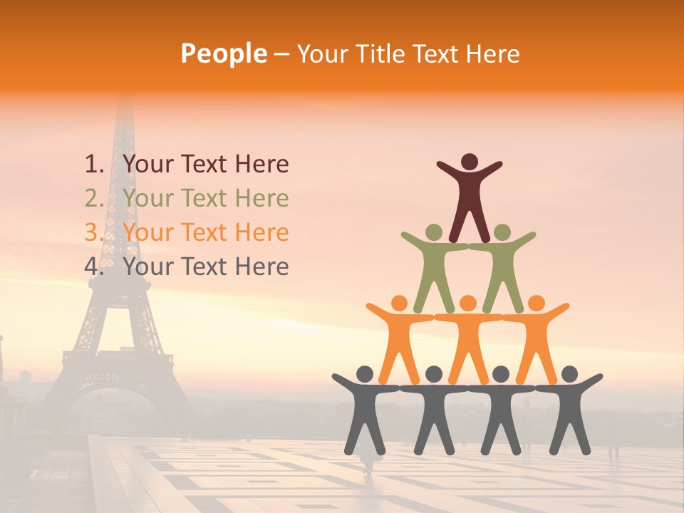 Tourism Architecture Monument PowerPoint Template