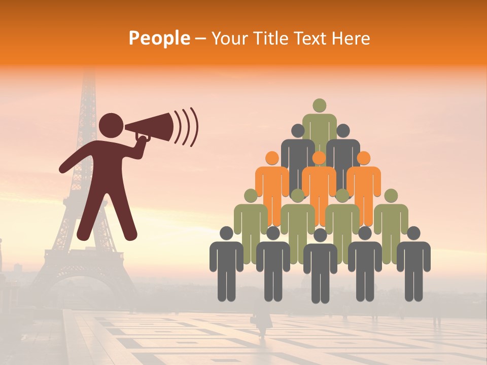 Tourism Architecture Monument PowerPoint Template