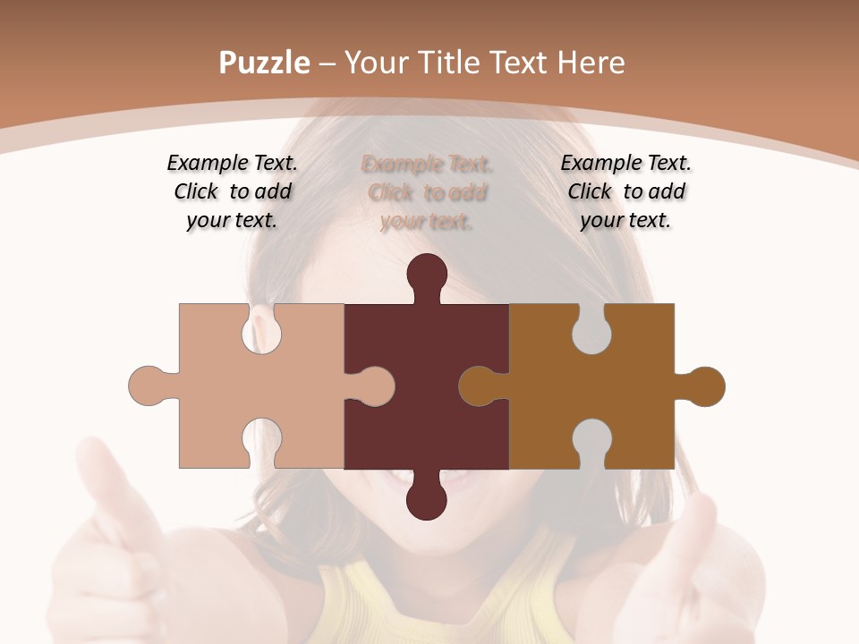 Adorable Beauty Female PowerPoint Template