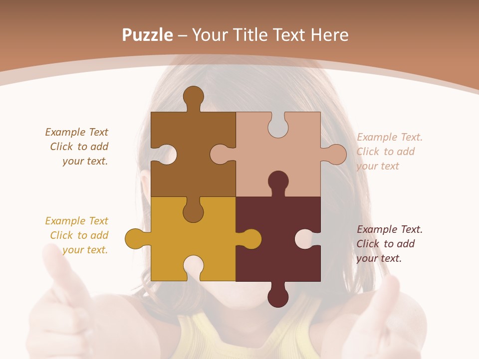 Adorable Beauty Female PowerPoint Template