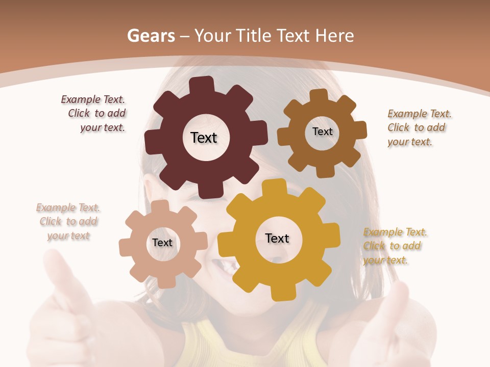 Adorable Beauty Female PowerPoint Template