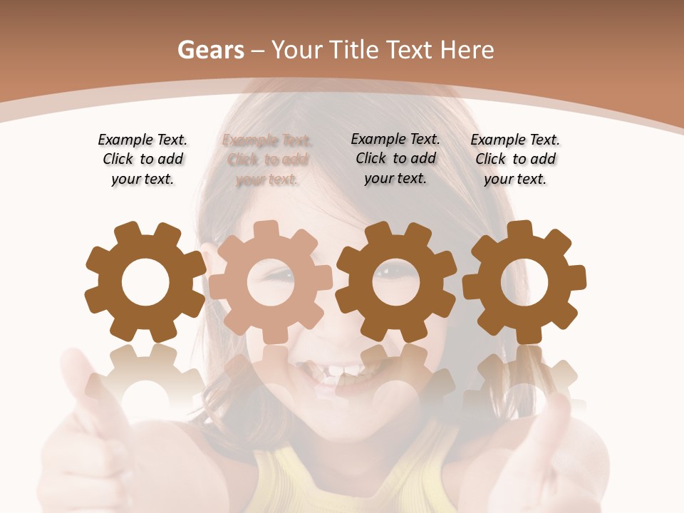 Adorable Beauty Female PowerPoint Template