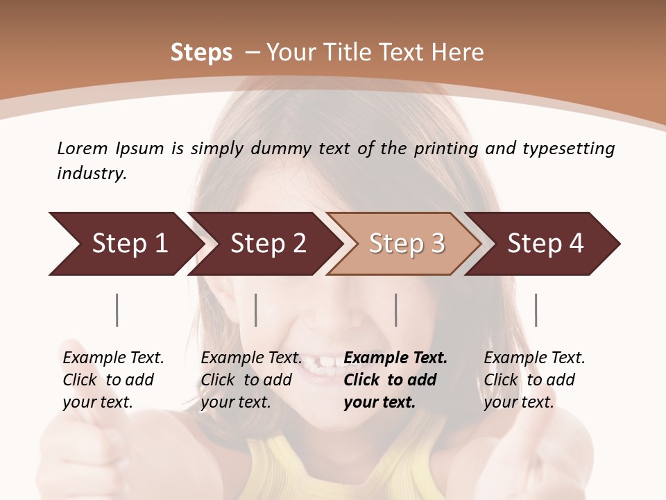 Adorable Beauty Female PowerPoint Template
