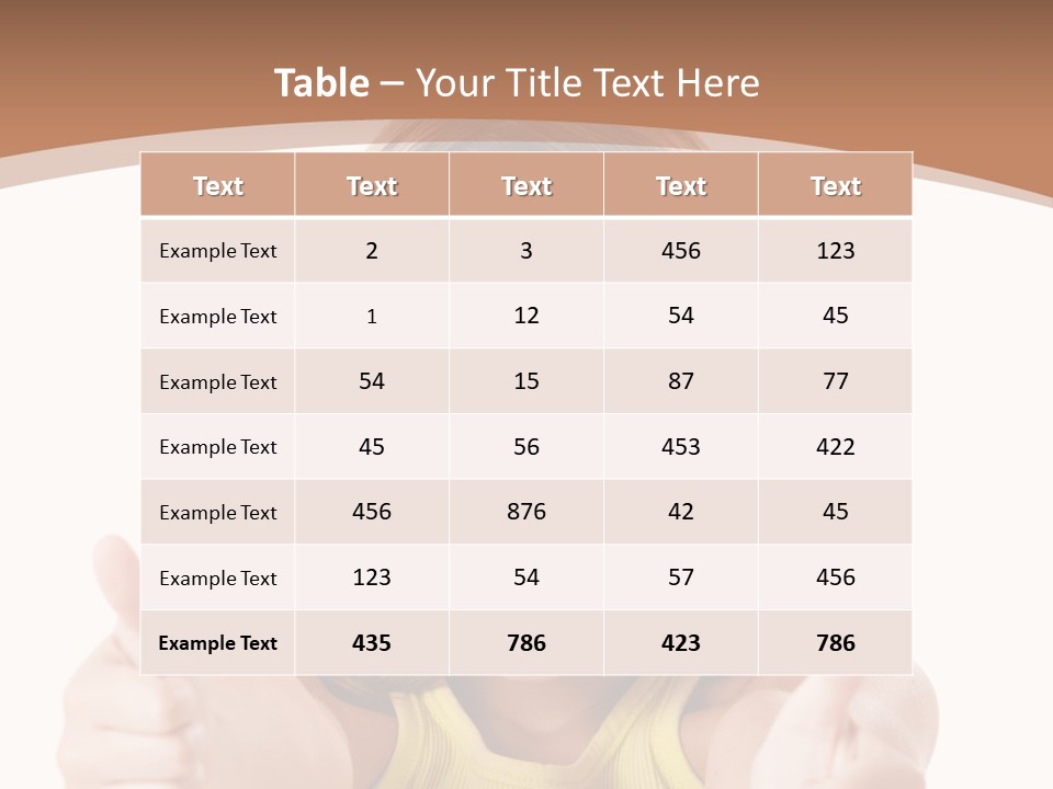 Adorable Beauty Female PowerPoint Template