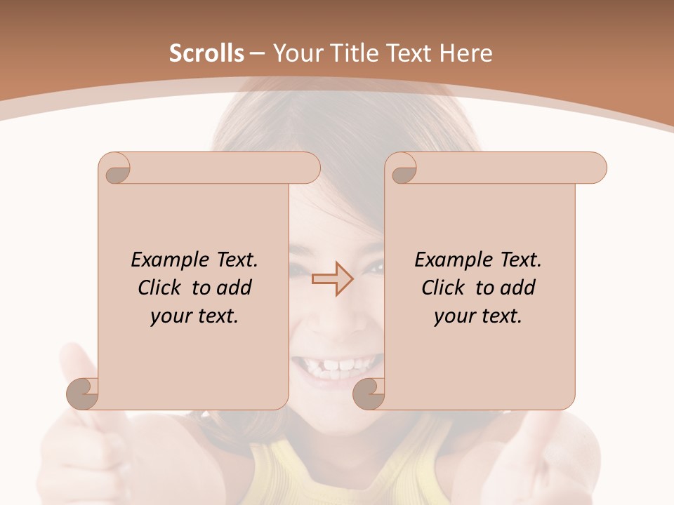 Adorable Beauty Female PowerPoint Template