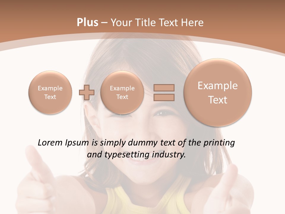 Adorable Beauty Female PowerPoint Template