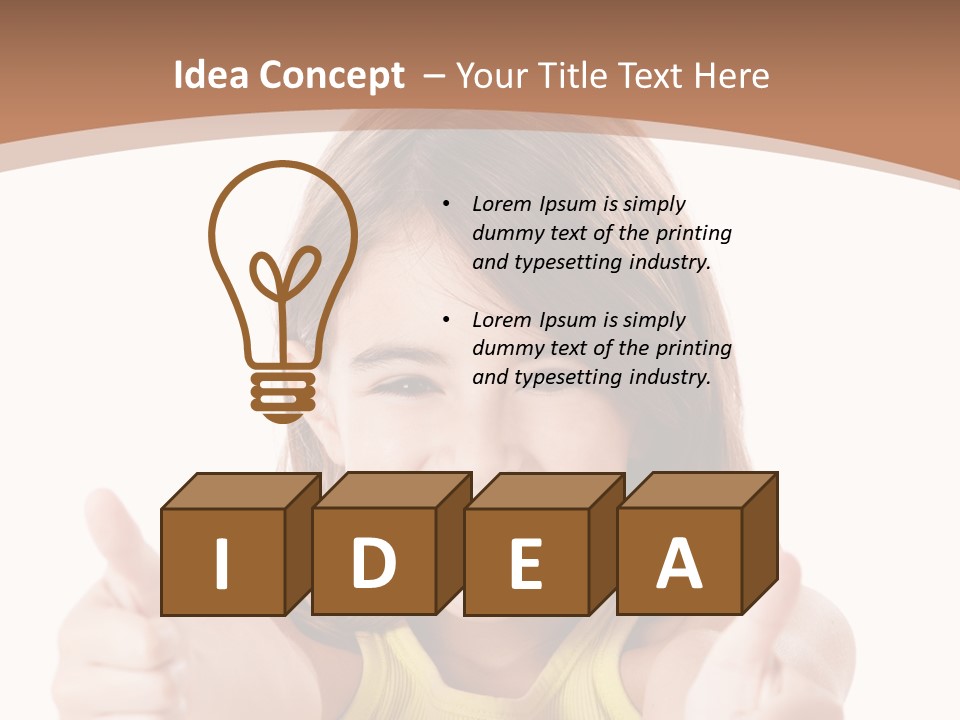 Adorable Beauty Female PowerPoint Template