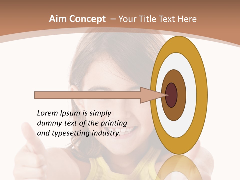 Adorable Beauty Female PowerPoint Template