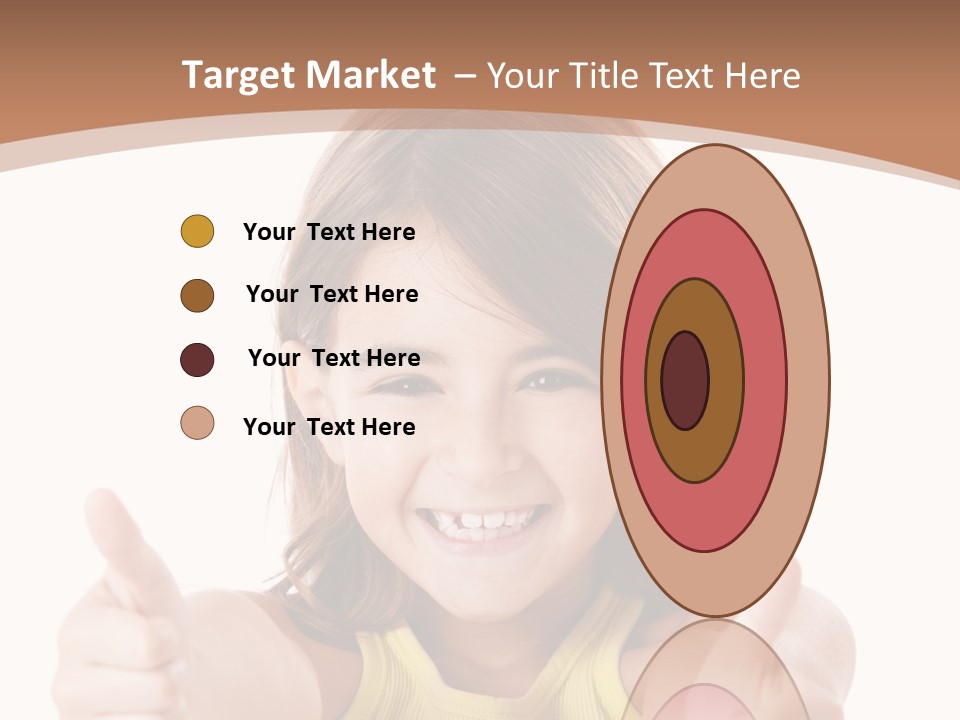 Adorable Beauty Female PowerPoint Template