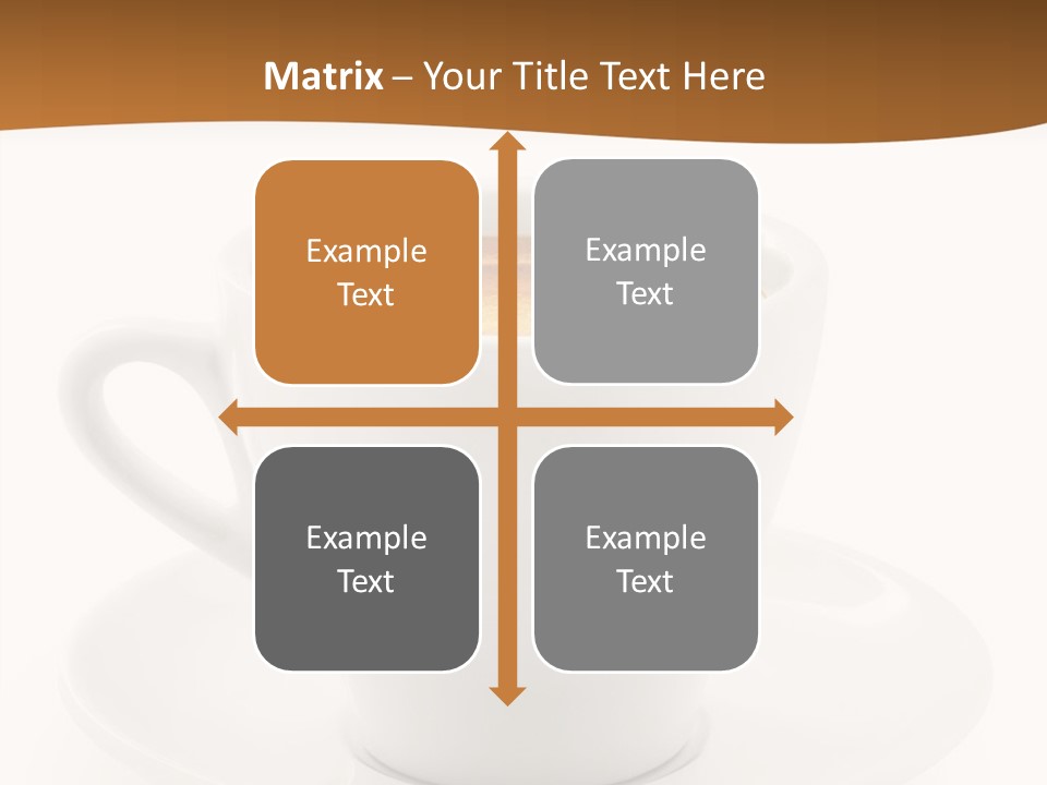 White Sugar Object PowerPoint Template