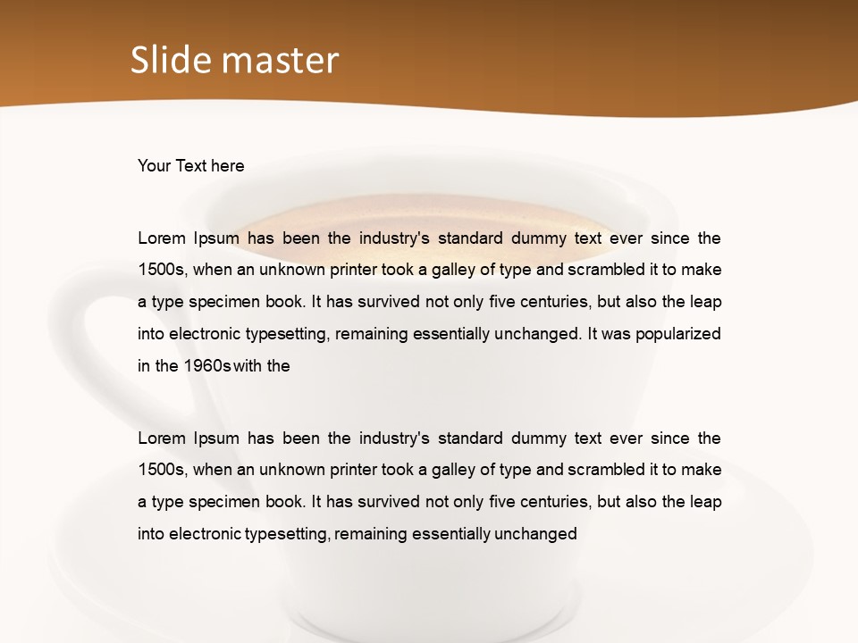 White Sugar Object PowerPoint Template