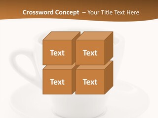 White Sugar Object PowerPoint Template