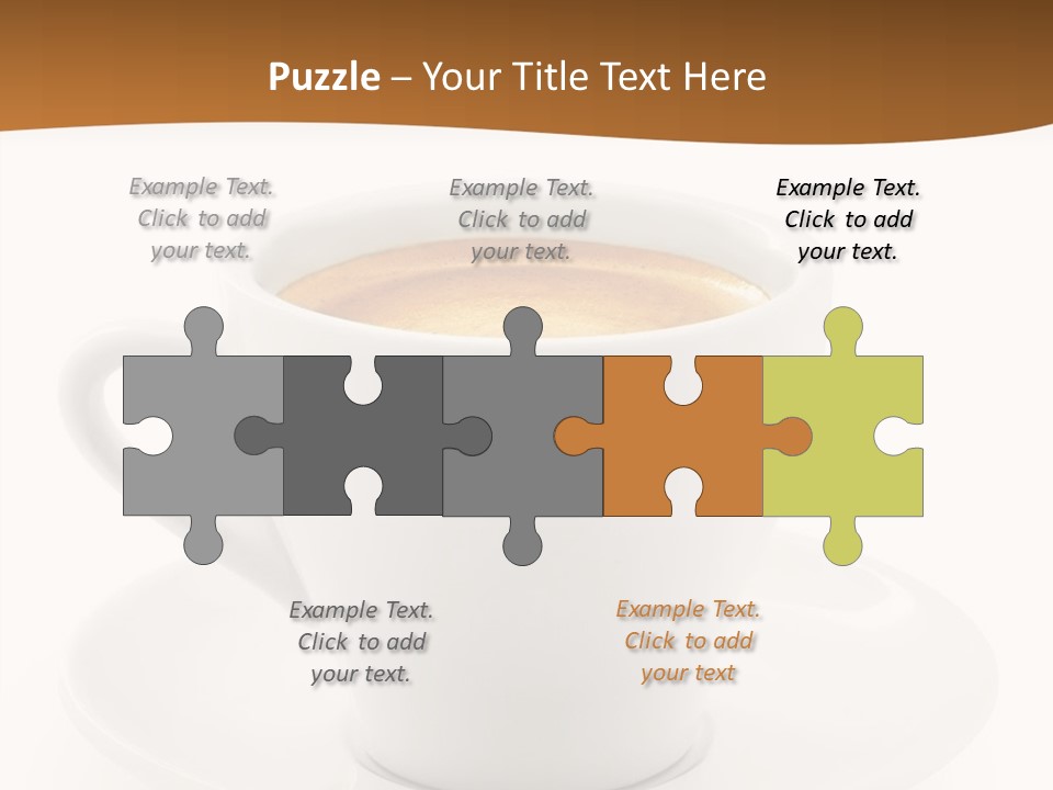 White Sugar Object PowerPoint Template