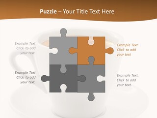 White Sugar Object PowerPoint Template