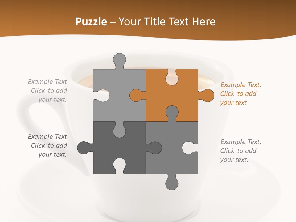 White Sugar Object PowerPoint Template