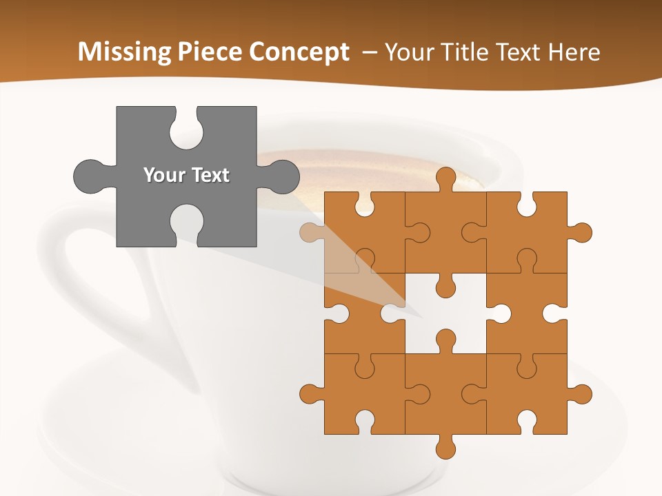 White Sugar Object PowerPoint Template