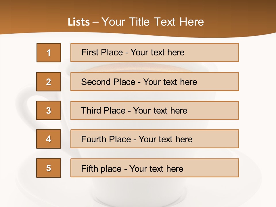 White Sugar Object PowerPoint Template