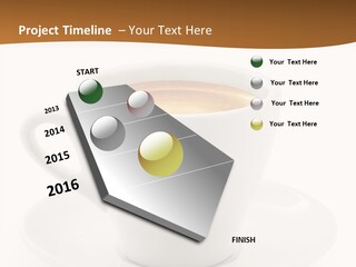 White Sugar Object PowerPoint Template