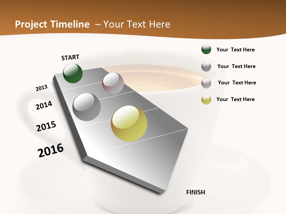 White Sugar Object PowerPoint Template