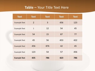White Sugar Object PowerPoint Template