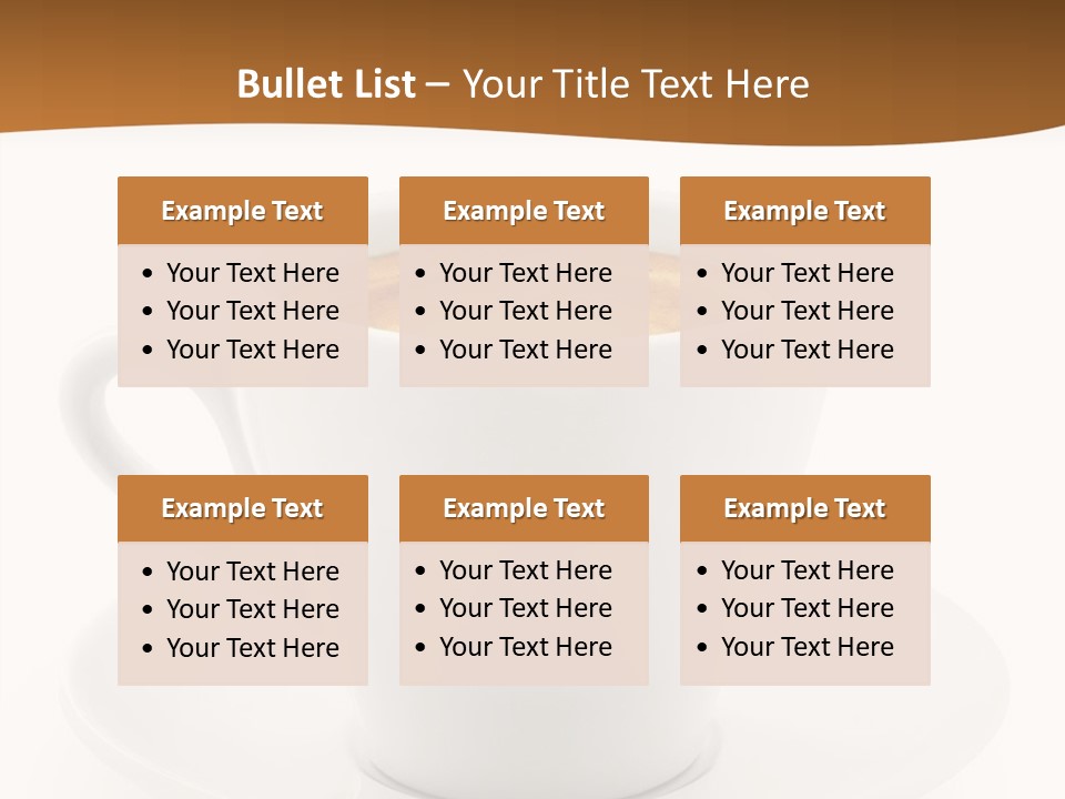 White Sugar Object PowerPoint Template