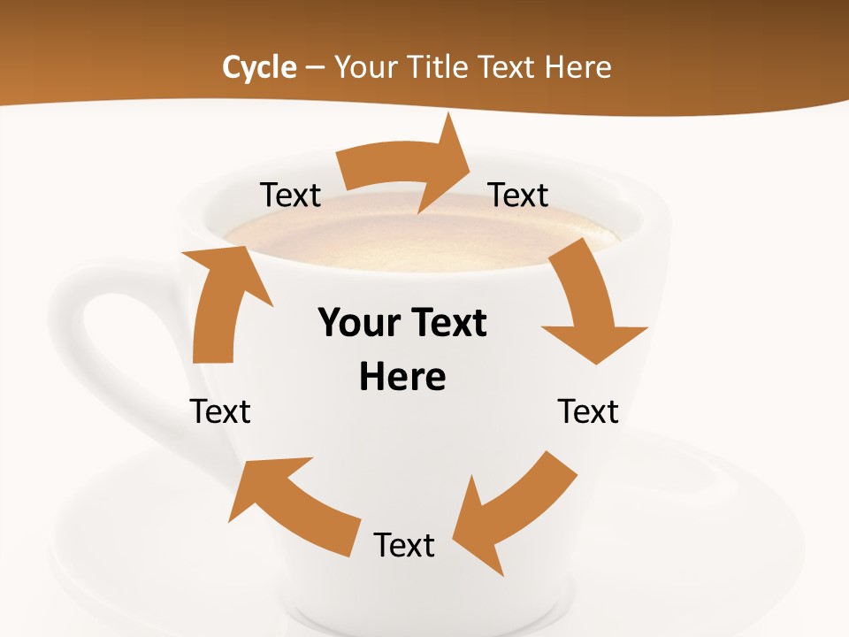 White Sugar Object PowerPoint Template