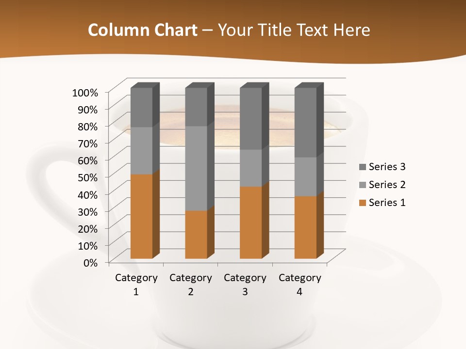White Sugar Object PowerPoint Template