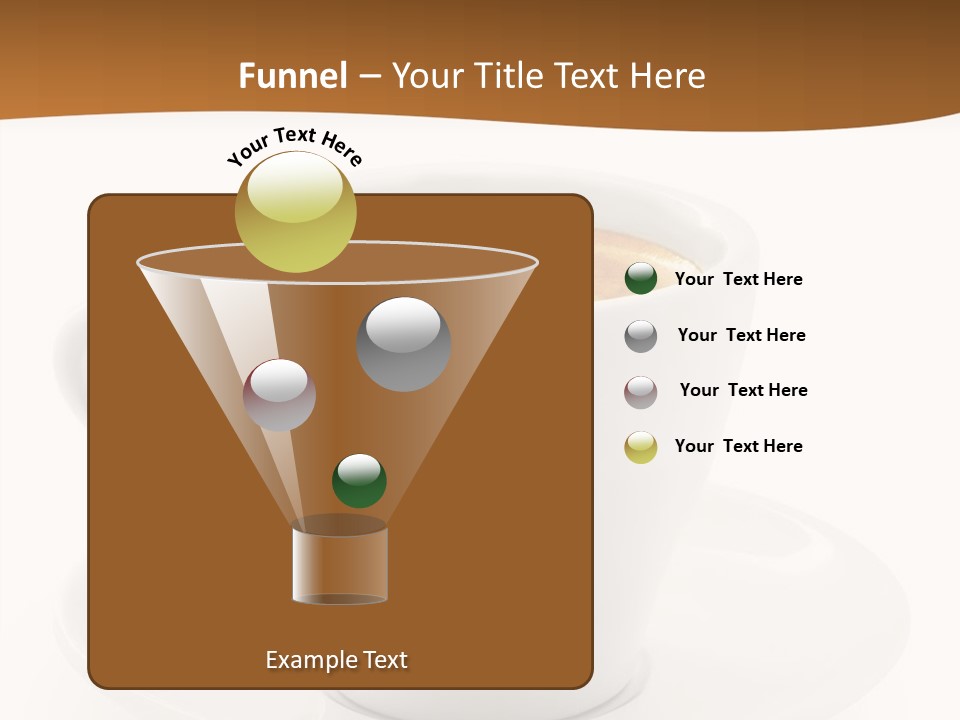 White Sugar Object PowerPoint Template