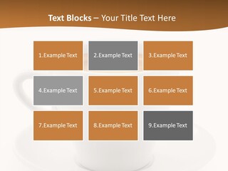 White Sugar Object PowerPoint Template