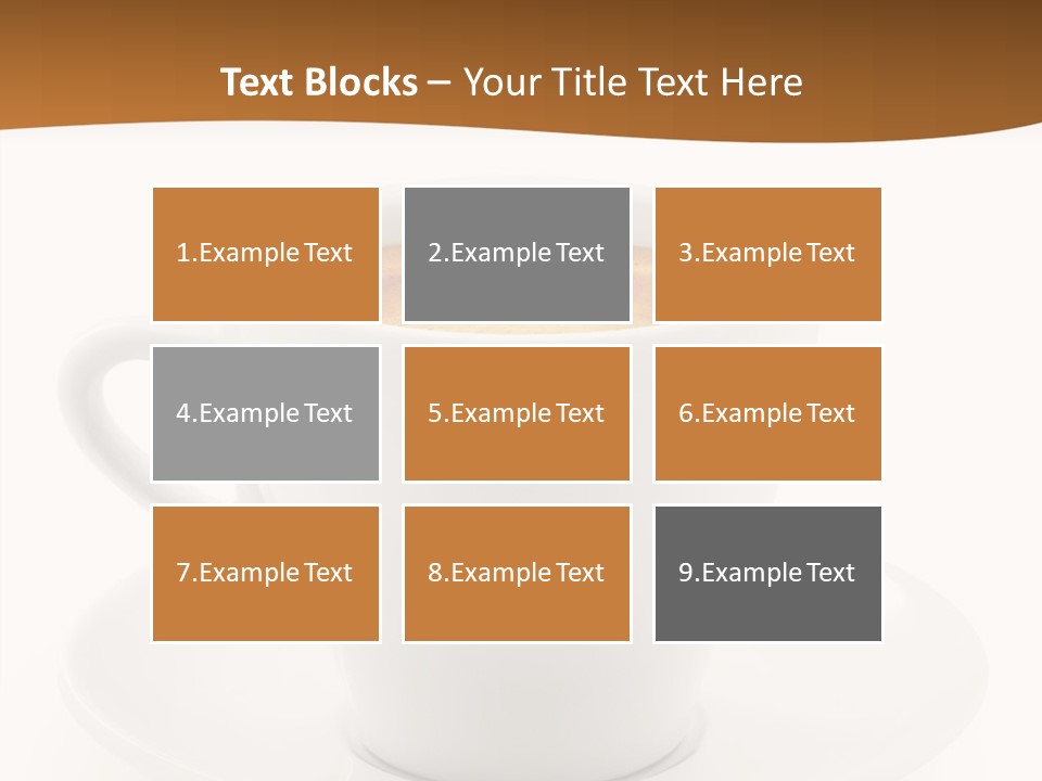 White Sugar Object PowerPoint Template