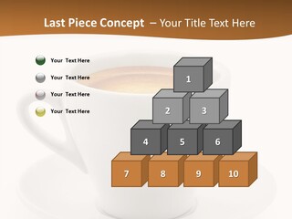 White Sugar Object PowerPoint Template