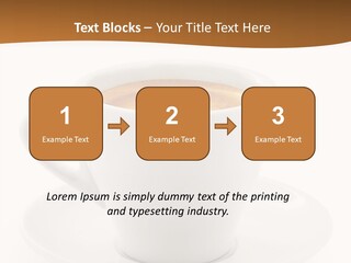 White Sugar Object PowerPoint Template