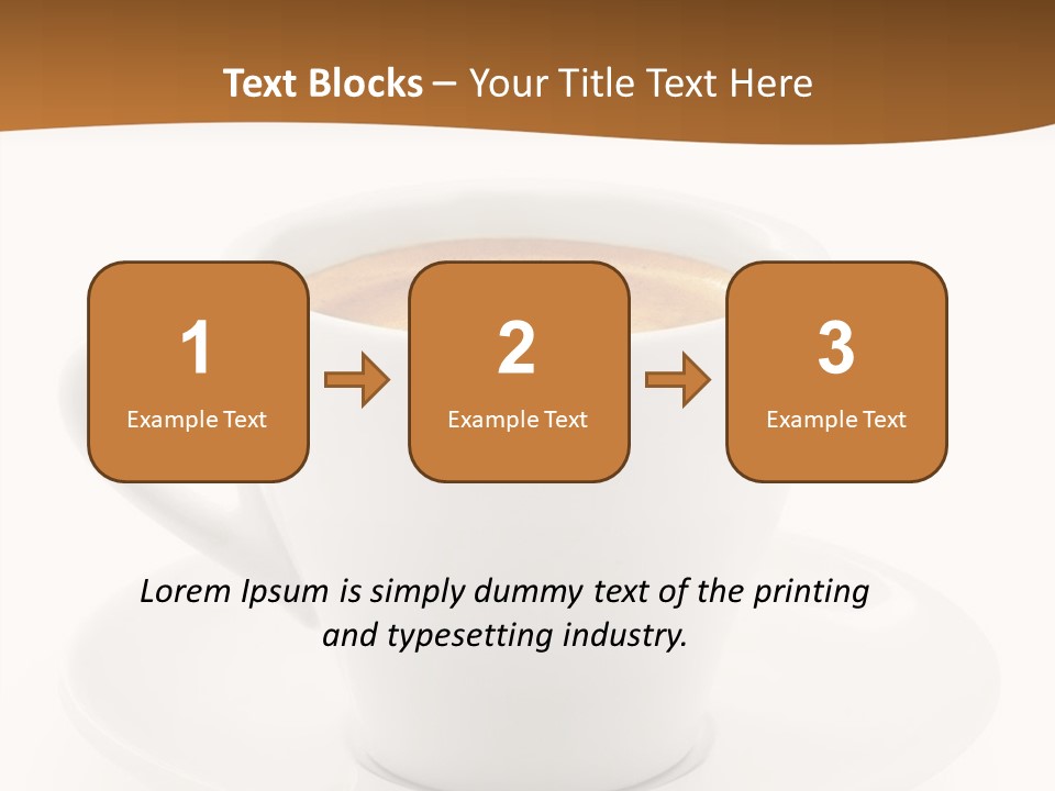 White Sugar Object PowerPoint Template