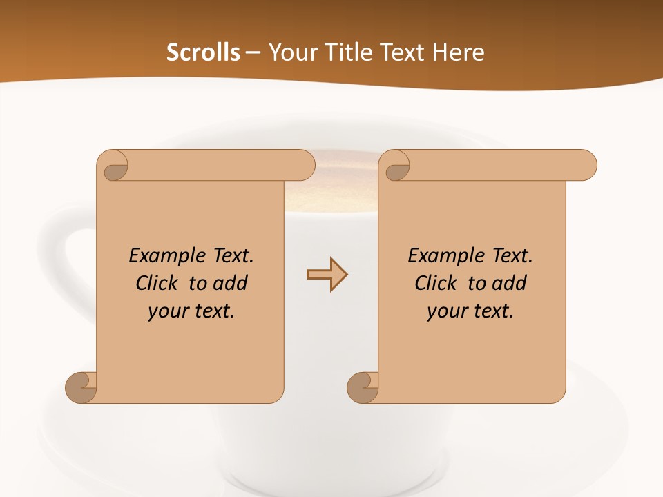 White Sugar Object PowerPoint Template