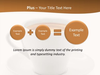 White Sugar Object PowerPoint Template