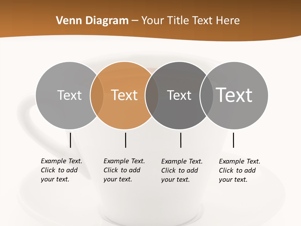 White Sugar Object PowerPoint Template