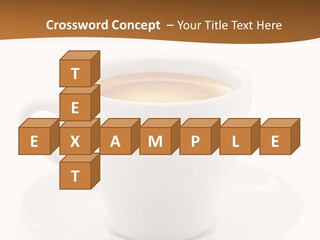 White Sugar Object PowerPoint Template