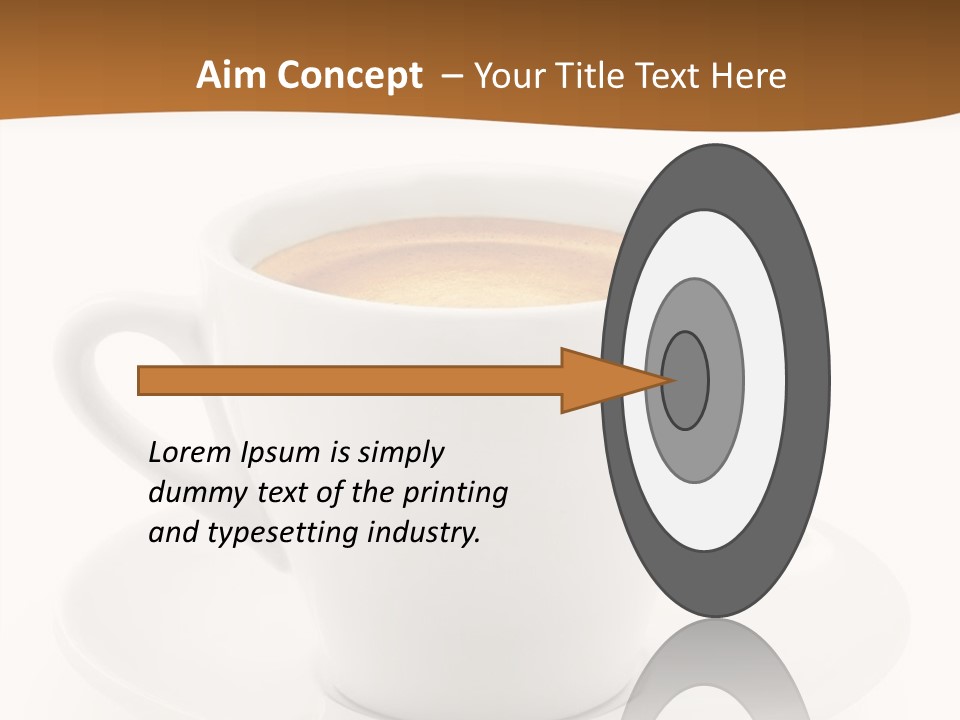 White Sugar Object PowerPoint Template