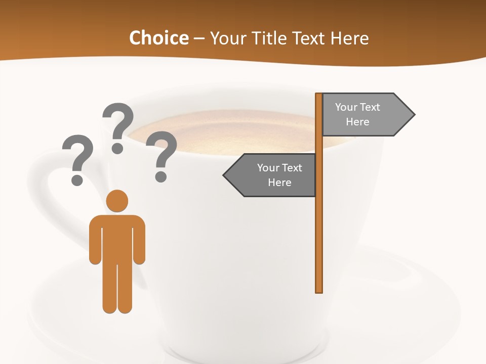 White Sugar Object PowerPoint Template