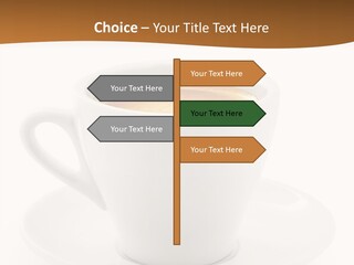 White Sugar Object PowerPoint Template